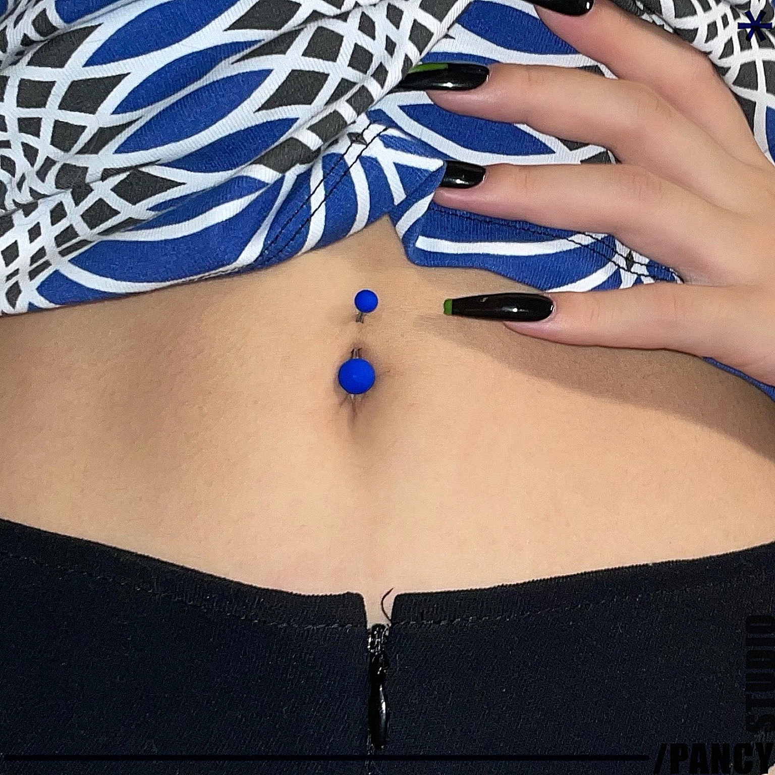 PANCY Color Frosted Belly Navel Nail Ubilical Cord Euro - American Sexy Putting Belly Bangle Eye 2021 new model