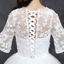 New fat wedding dress special size wedding dress thin fat fat mm fat wedding dress 200kg pregnant woman bride fat sister