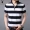Playboy áo thun ngắn tay nam ve áo trung niên cotton sọc áo thun nam mùa hè giản dị áo polo ngắn tay - Áo phông ngắn áo oversize nam