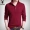 Playboy Dài Tay Áo T-Shirt Nam New Ve Áo Màu Rắn Mỏng Tops Trung Niên Nam Cotton Loose T-Shirt áo polo nam