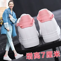 2018 mới tăng giày trắng phiên bản Hàn Quốc của giày vải hoang dã là giày trắng mỏng đế dày 34 giày nữ giầy sục nữ