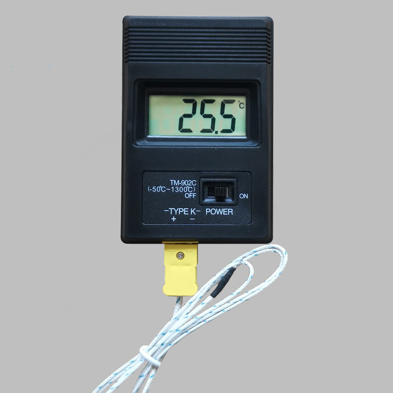 TM902C High Temperature Fast Electronic Thermometers Number Sub Industrial Temperature Gauge Thermometer Thermometric Thermocouple High Temperature
