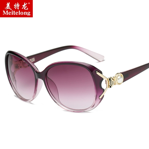 Солнцезащитные очки женские солнцезащитные очки женские женские новая корейская звезда Star Star модель раунда, ультрафиолетовое ультрафиолетовое ультрафиолетовое ультрафиолетовое ультрагистра