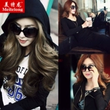 Товары для покупки Солнцезащитные очки для женщин, солнцезащитные очки с защитой от ультрафиолета, модные 2024 года модные очки в оправе с большим лицом в форме жабы, круглое лицо, винтажные очки с большим лицом