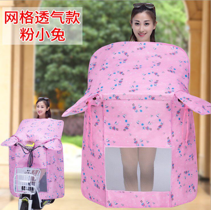 Electric motorcycle windshield is summer battery car sun protection cover waterproof wind tram