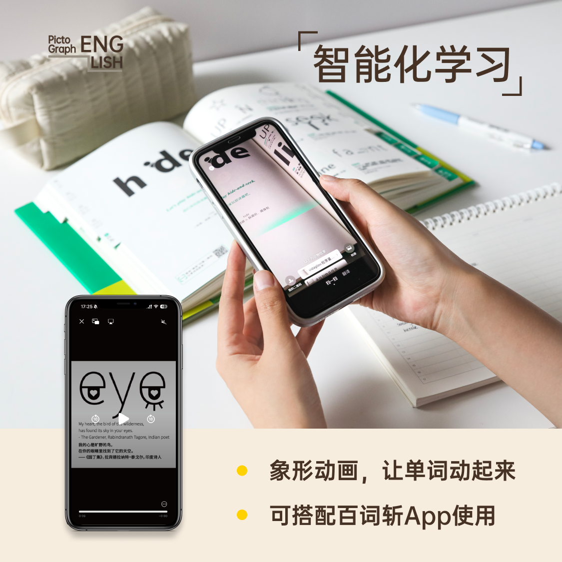 [Baicizhan Flagship Store] Official Genuine Free Shipping <Baicizhan·9000 Picture Words> Seventh Anniversary Collector's Edition Upgraded Version ①②③ Volumes Complete Set of English Vocabulary Books English Word Memorization Techniques