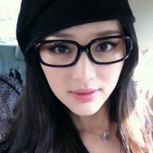 Decorative frame retro glasses frame female myopia ultra-LIGHT narrow frame BLACK candy color men AND women full frame pink FASHION BAO WEN