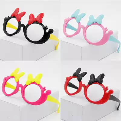 New cartoon children's glasses frame female cute tide no lens male baby decorative glasses frame child jewelry