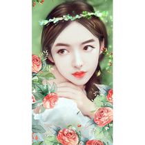 Live photo PS to hand-drawn photo to beautify portrait comic cartoon avatar gift Sing Bar Q version beautiful
