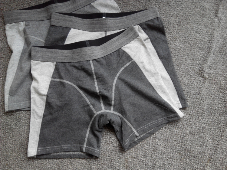 Quần lót cotton nam cộng với quần dài thể thao dày mặc chân quần ống rộng kích thước béo quần lót nữ sexy