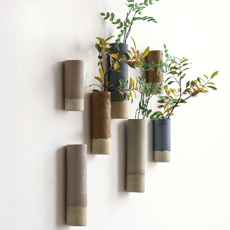Japanese coarse pottery zen hanging vases, small ornament adornment contracted household ideas clear soup WoGuo arranging flowers