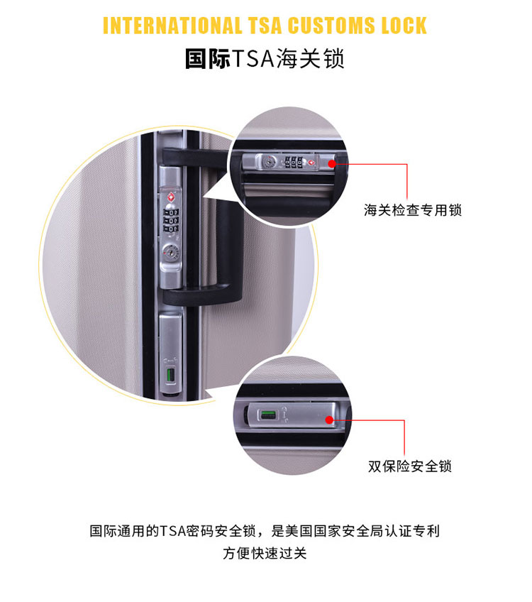 Khung nhôm xe đẩy trường hợp 20 inch nội trú nữ 24 inch nam sinh viên phổ quát hành lý mật khẩu hộp da du lịch - Va li vali kéo du lịch