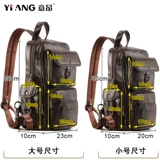 Вместительная и большая нагрудная сумка для влюбленных, кожаная трендовая сумка на одно плечо, универсальный рюкзак, из натуральной кожи, воловья кожа