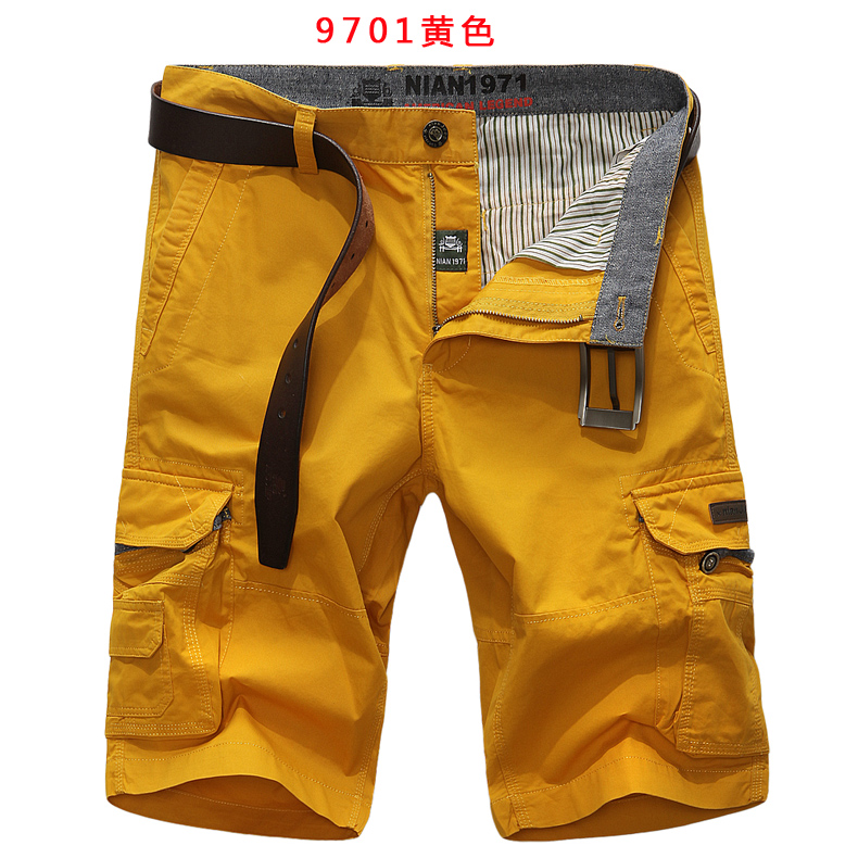 [Phá vỡ] Jeep Lá Chắn cotton quần short nam lỏng thường phần mỏng dụng cụ nam năm quần quần âu nam triều quần jeans nam