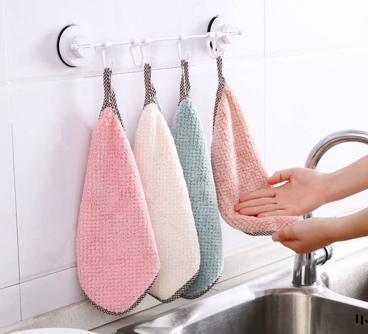A Kitchen Rag A must-have artifact for the home! ๐ Kitchen thickened rags: maximum ...