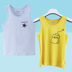 Boy vest mùa hè mỏng bụng bông mặc một đứa trẻ giữa áo đáy bé cross-bar vest 2 miếng. 