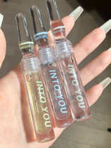 Water tender lips into you transparent bottle lip honey pearl with flashing glass lips thin flashing Water Light female summer
