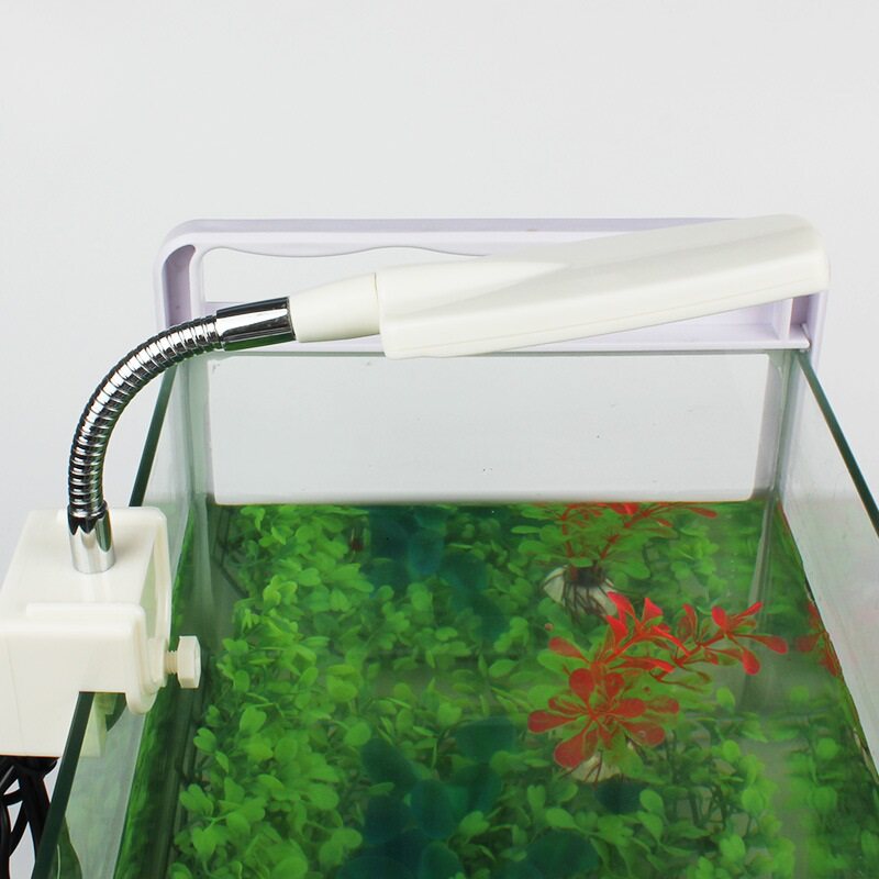 魚缸照明燈led防水草缸燈水族箱潛水led燈小型迷你節能魚缸燈超亮