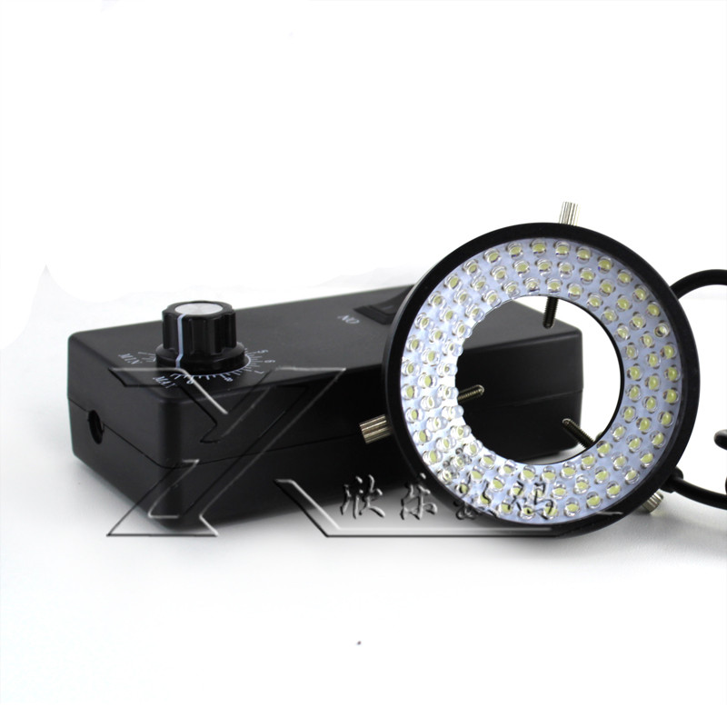 Film microscope auxiliary light source aluminium alloy lamp holder LED white light source Visual ring lamp 96 lamp beads