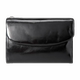 Fashionable leather mid-short folding wallet clip