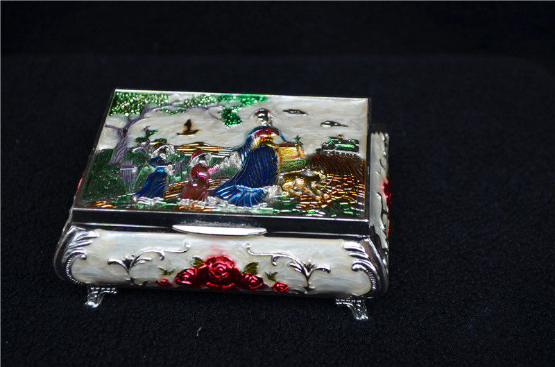 Bronze Ware White Copper Silver Plated Miao Silver Boutique Ornament Pendant 1877206 Jewelry Box Storage Box