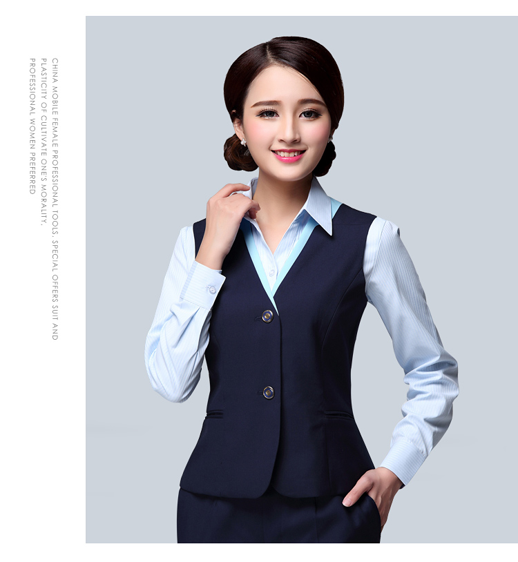 Mới Trung Quốc Quần áo bảo hộ lao động Nữ mùa xuân và mùa thu dài tay Thiết lập đồng phục công sở di động đồ mặc nhà
