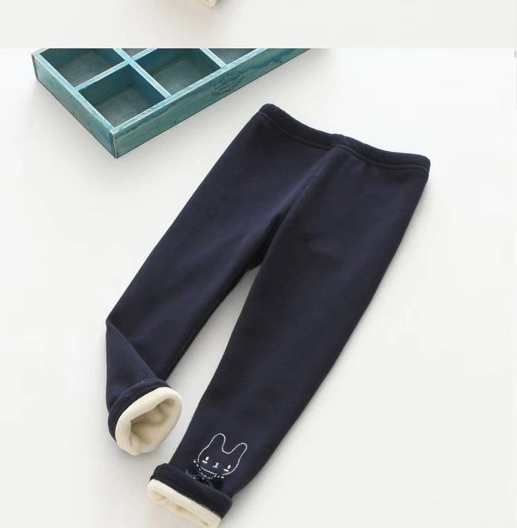 Quần bé gái 2018 thu đông cho bé cộng với quần legging nhung dày bé bé quần ấm cho bé cotton mùa đông quần áo trẻ em xuất khẩu