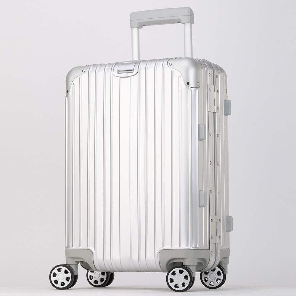 Full Aluminum Magnesium Alloy Suitcase Men 20-inch Rover Box Suitcase Universal Wheels 28-inch Full aluminium Box