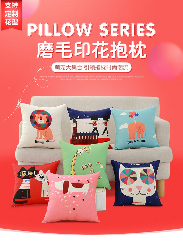 Gối tựa lưng gối đệm sofa hộ gia đình bốn mùa 50X5060X60 vỏ gối vuông không lõi - Trở lại đệm / Bolsters gối mền 2in1