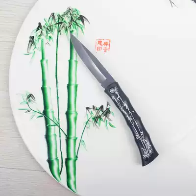 Hotel chef jam painting tool special scraping bamboo knife plate decoration tool cold vegetable bamboo knife creative jam painting