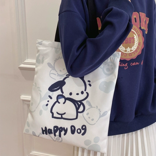 Шоппер, мультяшный милый тканевый мешок, льняная сумка, портфель, сумка для учебы, коллекция 2023