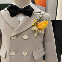 Un costume pour enfants Trois jeux de vêtements pour garçon Un garçon de Playboys babys anniversaire de naissance Little West suit les hommes en costume de printemps