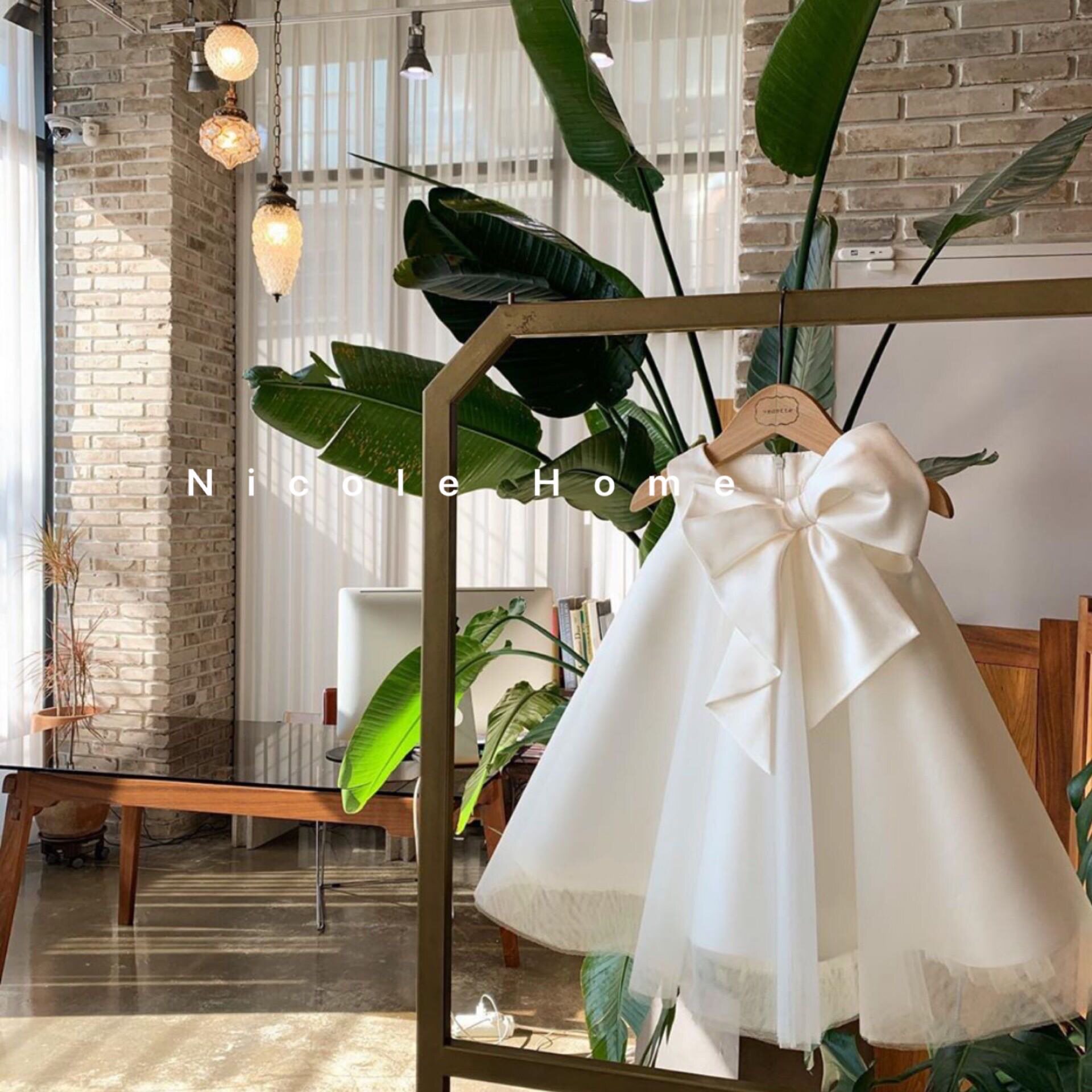 Girl Princess Dress Foreign Dress Children Foreign Pie Summer Dress Children Baby Age Clothes Birthday Dress Fluffy Dress