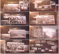 Shock Atmospheric Retro Old Photos Nostalgia Streaming Golden Years of Presentation of the Sheet Heads Ae Templating