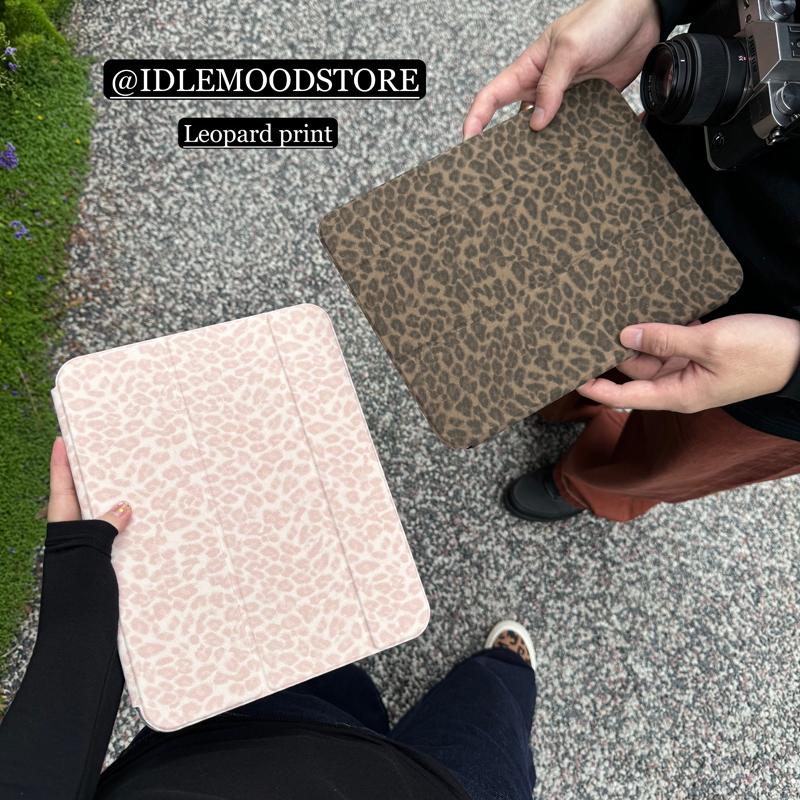 Idle「iPad Retro Leopard Print」 13inch Protective Case Pro for Apple Tablet Protective Cover Japanese and Korean 11-Inch Tablet Case Autumn and Winter New Model Rotating with Pen Slot Anti-Drop Anti-Collision Air6 Idle「iPad Retro Leopard Print」 13inch Protective Case Pro for Apple Tablet Protective Cover Japanese and Korean 11-Inch Tablet Case Autumn and Winter New Model Rotating with Pen Slot Anti-Drop Anti-Collision Air6