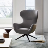 Итальянский легкий роскошный полиформический дизайнерский председатель с одним диван -стул Простой современный прием виллы досуг