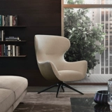 Итальянский легкий роскошный полиформический дизайнерский председатель с одним диван -стул Простой современный прием виллы досуг