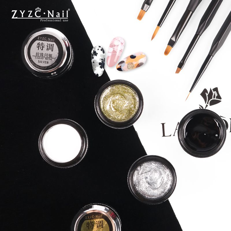 ZYZC Nail US A Day style canned pull wire Painted Glue nail Pull Wire Pen Hook side A OIL GLUE POP CLASSIC