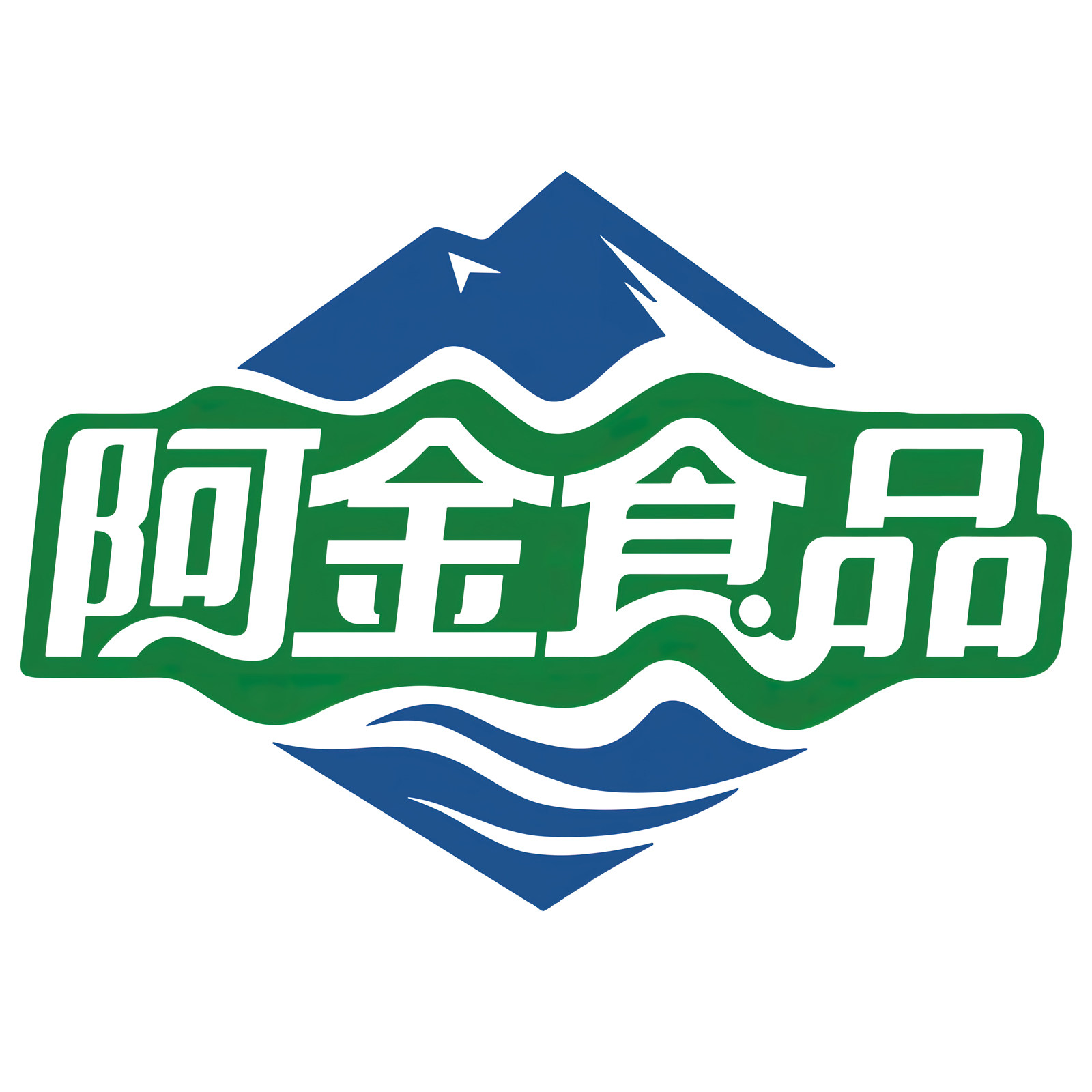 阿金牛肉干的LOGO