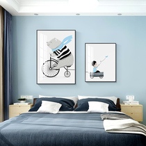 Childrens room decorative painting boy room cartoon murals girl bedroom bedside background combination hanging painting childrens dream
