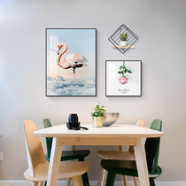 Nordic style restaurant fresco dining table Wall decorative painting restaurant wall decoration modern minimalist dining room hanging painting