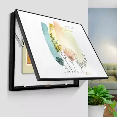 Meter box decorative painting punch-free simple modern occlusion distribution box abstract Nordic living room main switch power box