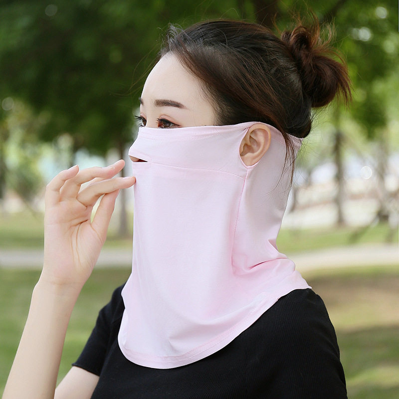Ice Silk Summer bicycling sunscreen Neck cover Anti UV riding hijab Rikers Breathable Mask Fishing Gear