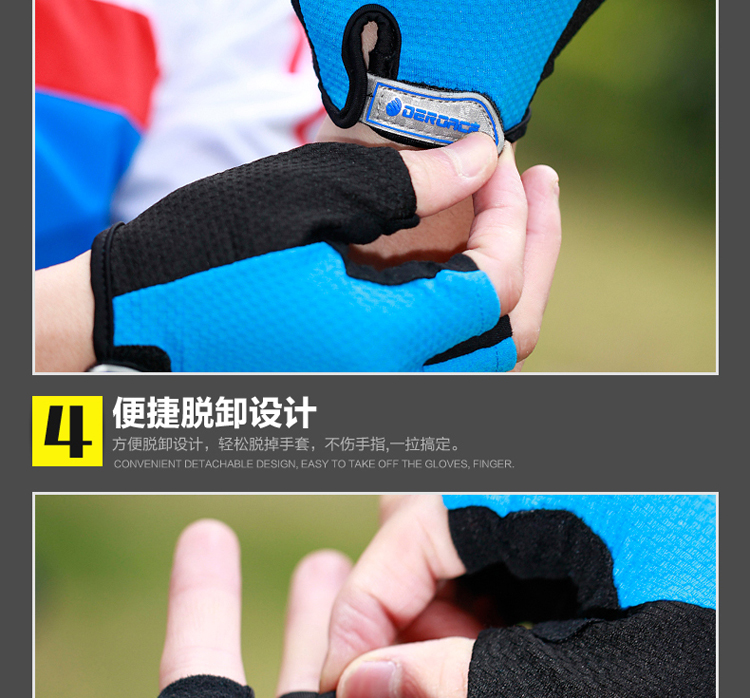 Gants de cyclisme mixte TOTTA - Ref 2238478 Image 10