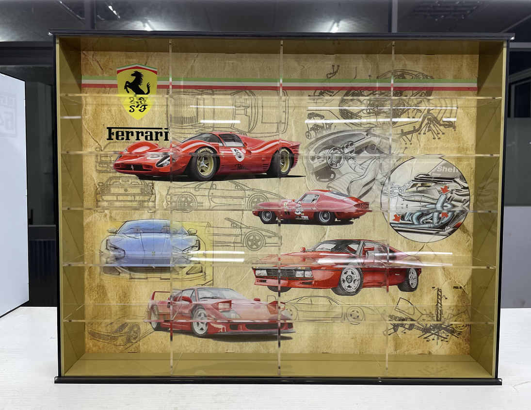 Модель машины 1:64 主题阵列展示盒  风火轮 多美卡 火柴盒 乔尼