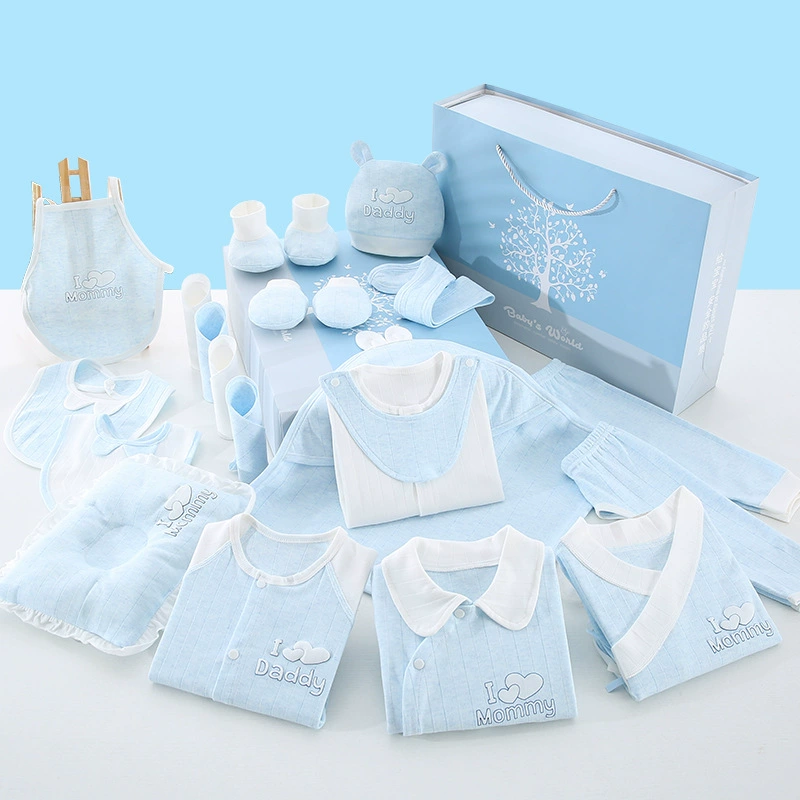 Lớp A mới quần áo trẻ sơ sinh hộp quà tặng quần áo cotton phù hợp với đồ sơ sinh nam và nữ quà tặng cho bé - Bộ quà tặng em bé