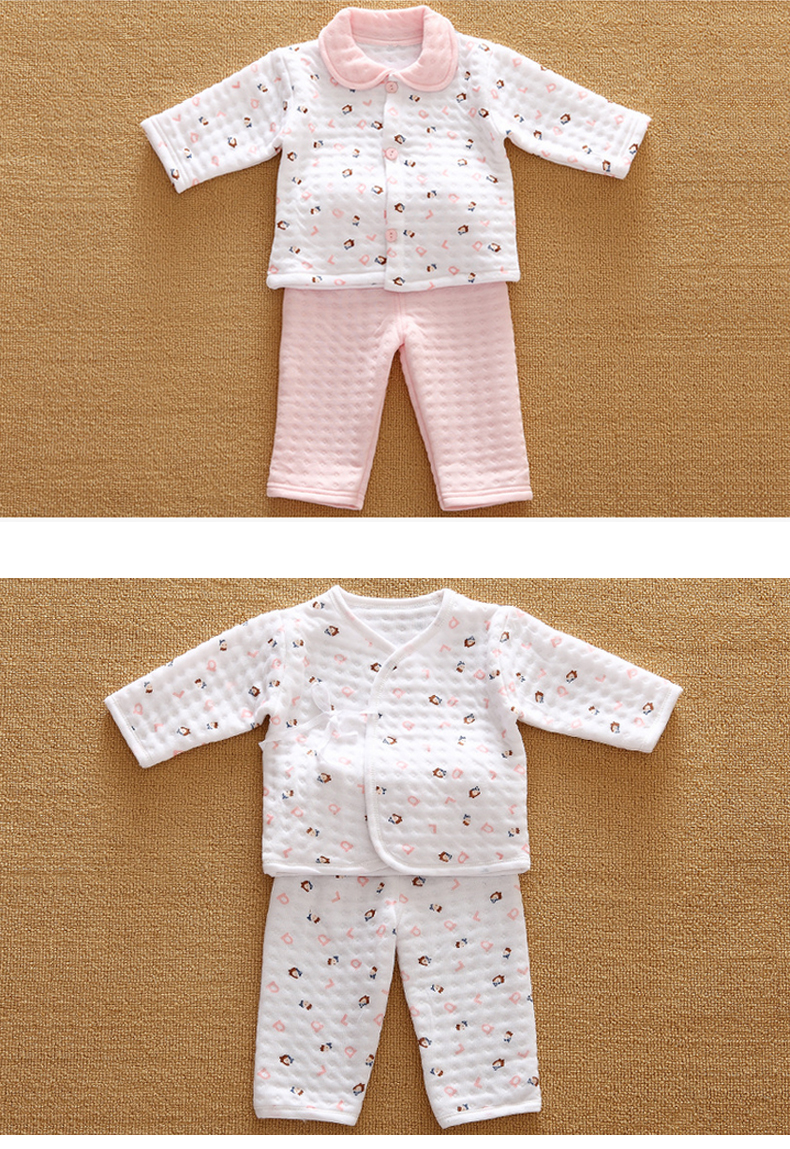 Zengfubao cho bé chờ đợi mùa thu đông quần áo dày tặng quà sơ sinh cotton full moon cho bé bộ quần áo set hộp quà tặng sơ sinh dành cho bé yêu