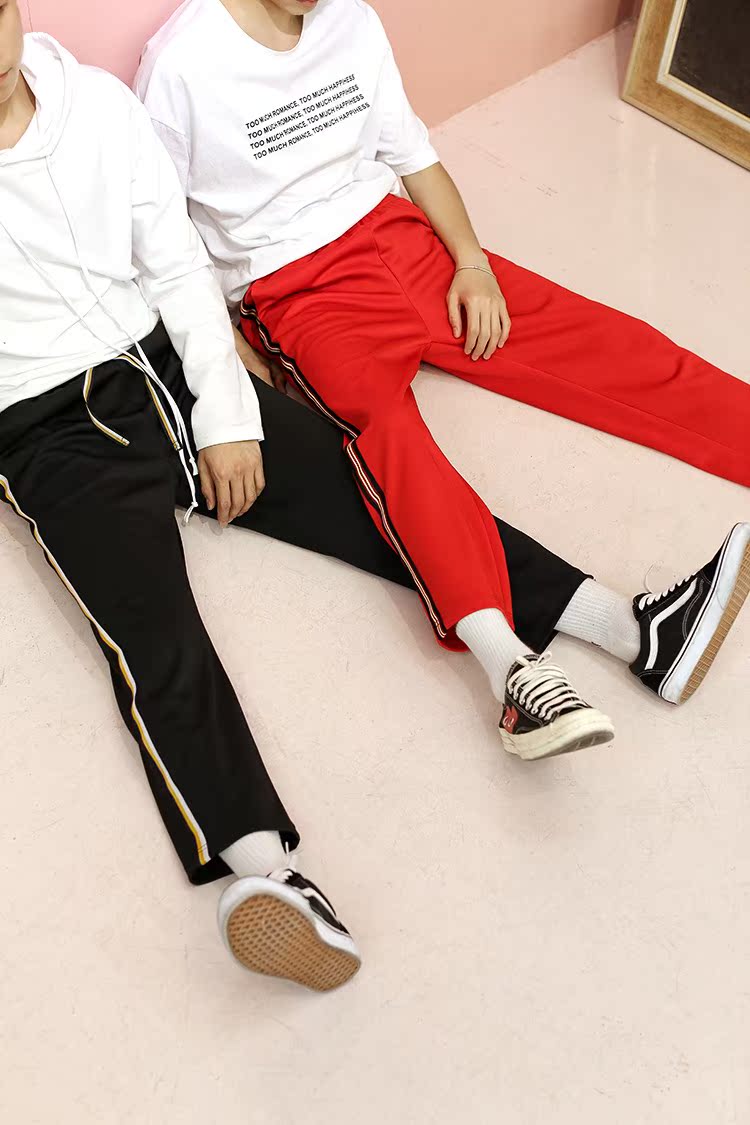 Connive Men Tide thương hiệu thun thun chân chín quần thể thao quần âu thanh quần nhiều màu nam - Quần mỏng baggy nam