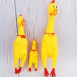 Игрушка, большая кричащая курица, издает звуки, антистресс