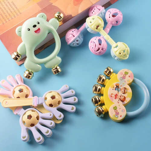 Детская игрушка, колокольчик, качалка для новорожденных, погремушка, хваталка для раннего возраста, 3-6-12 мес., 0-1 лет, раннее развитие